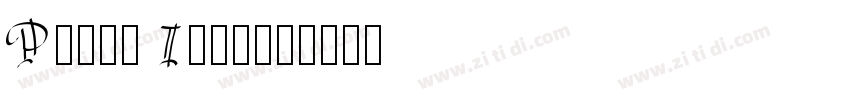 Pedro Italic字体转换